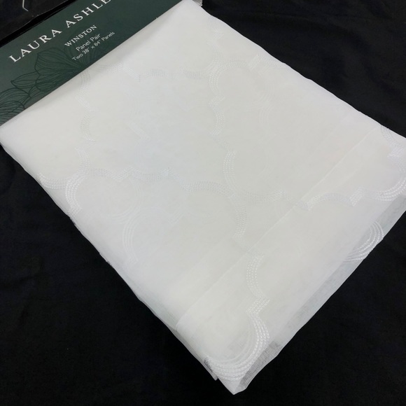 Laura Ashley Winston Embroidered sheer panels - Picture 6 of 8